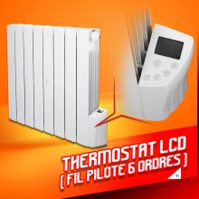 WARMTECH Oil-filled radiator - 1200W - 8 elements