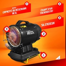 WARMTECH Petroleum/diesel heat gun 20 KW WARMTECH Petroleum/diesel heat gun 20 KW