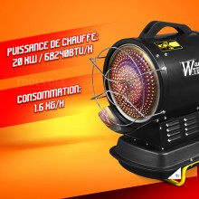 WARMTECH Petroleum/diesel heat gun 20 KW WARMTECH Petroleum/diesel heat gun 20 KW