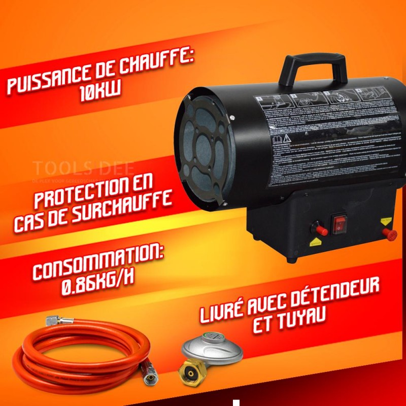 WARMTECH Heat gun / heater 10KW toolsidee.ie