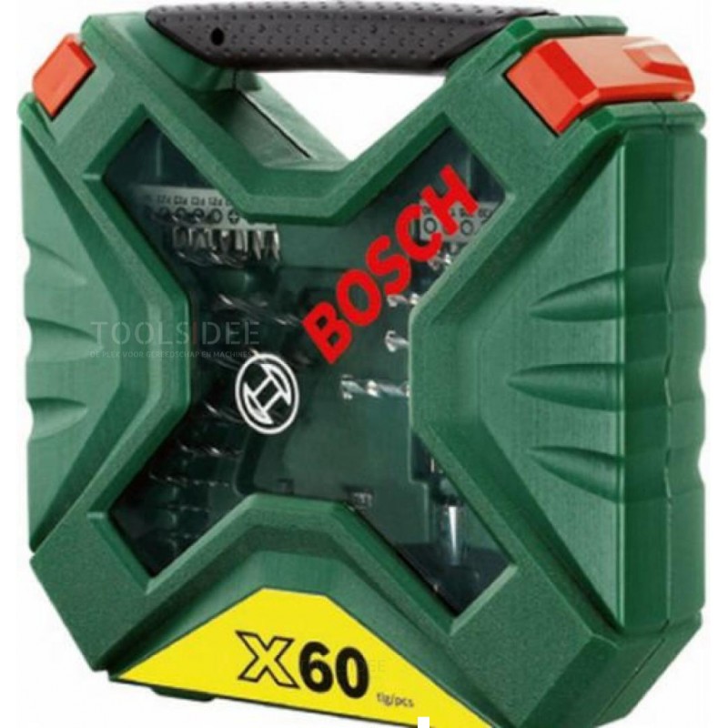  Bosch-pora- ja teräsarja X-line 60-osainen 2607010611