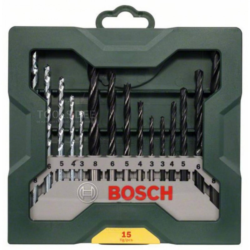 Bosch Min x-line Set 15 pcs 2.607.019.675