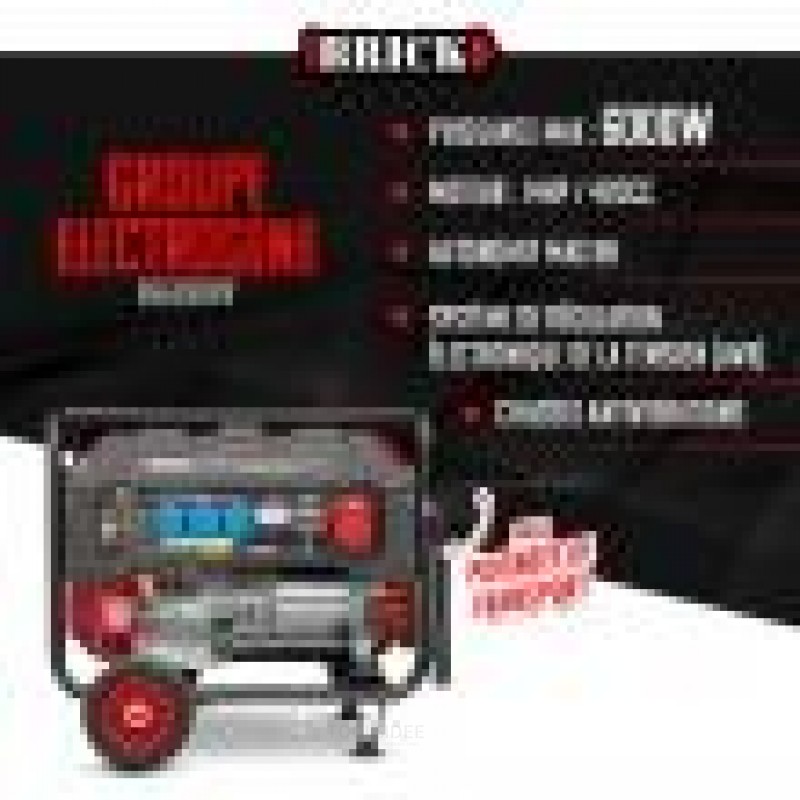BRICK Generator + Räder max 6000Wn und Drehstromsteckdose