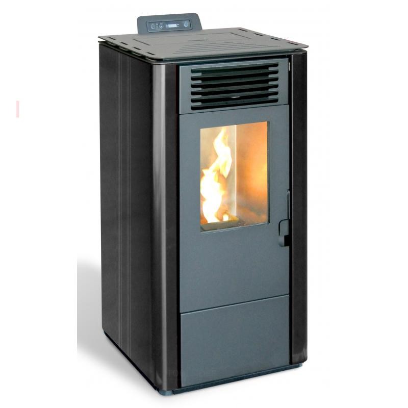 WARMTECH Pellet stove 8 KW black