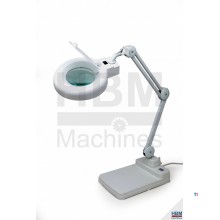 Hbm justerbar forstørrelseslampe med LED-belysning, bordmodel