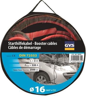 GYS Starter cable 320A, with insulated clamp, 3m