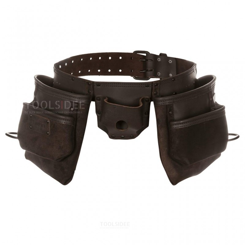 Toolpack Tool belt professional double pouch Capital brown