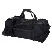 ToolPack Rugged Tool Bag-XXL, Vadderad höftdyna, reflekterande linjer, justerbar axelrem