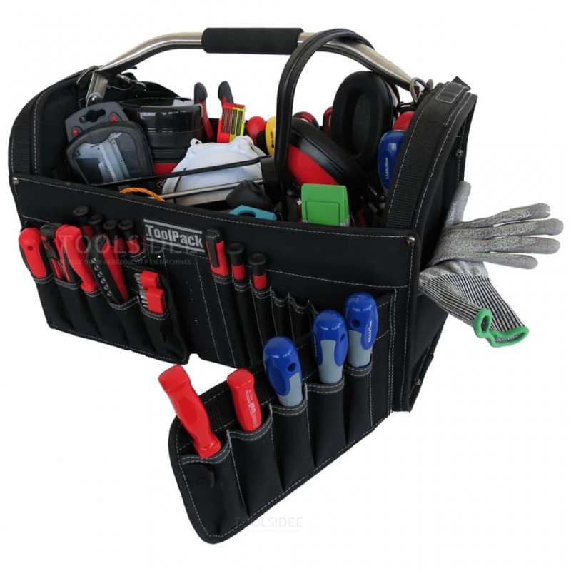 Toolpack Portable tool bag Brisk black 49x30x37 cm 360.114