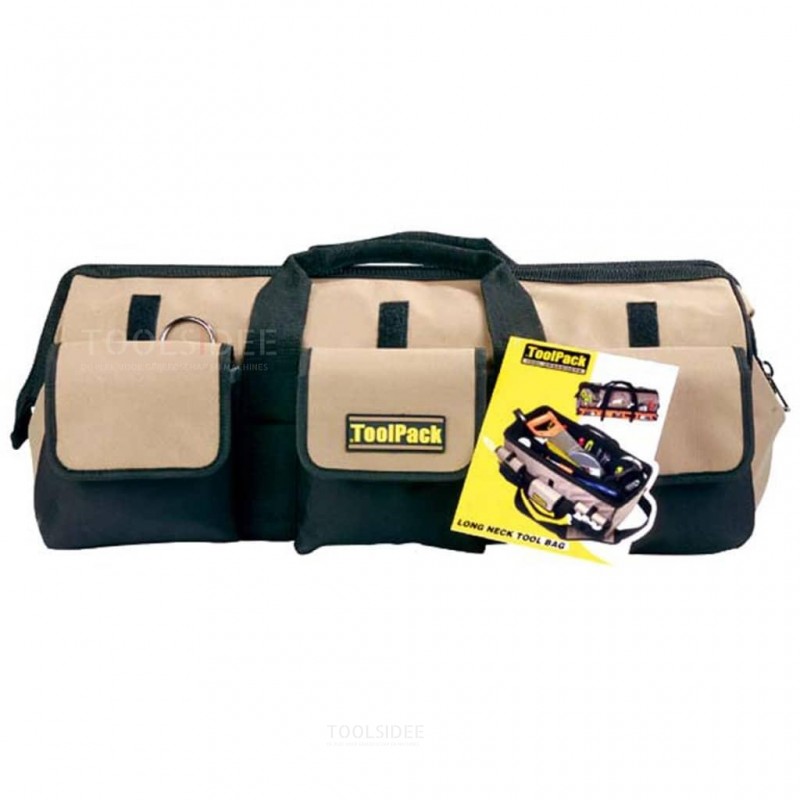Toolpack Tool bag Long Neck black and beige 58x26x26 cm