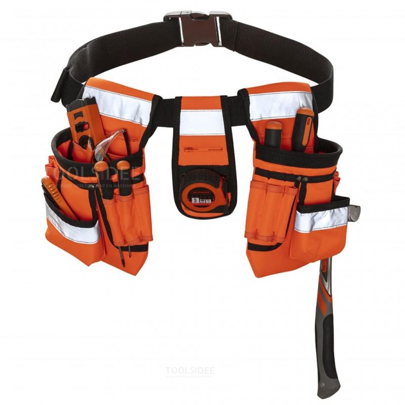 Toolpack High Visibility Tool Belt Sash Orange and Black