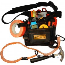 ToolPack Tool belt with elastic safety line
