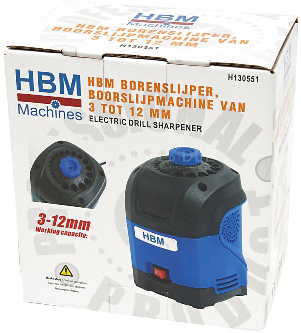 HBM borsliper, borsliper Fra 3 til 10 mm HBM borsliper, borsliper Fra 3 til 10 mm