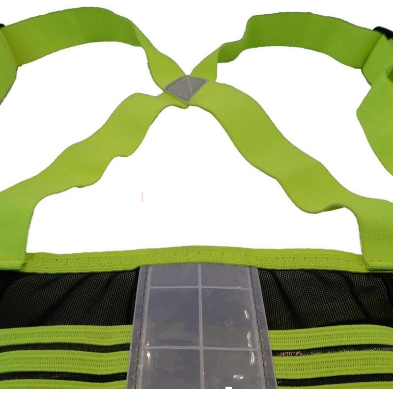 Toolpack Reflective Back Support Belt Neon Yellow 360.130
