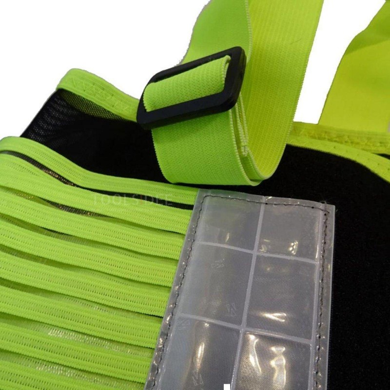 Toolpack Reflective Back Support Belt Neon Yellow 360.130