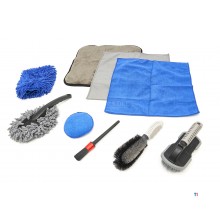 HBM 10 Piece Car Cleaning Set - Car Cleaning Set for Interior and Exterior