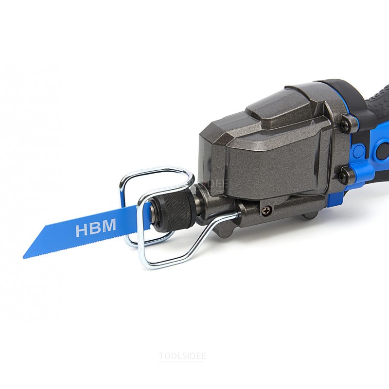 HBM Profi 600W Mini-Recipro-Säge / All-Saw mit variabler Geschwindigkeit und inklusive 5 Sägeblättern