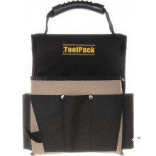 Toolpack sac à outils robuste 25x28 - porte-outils professionnel / étui à outils