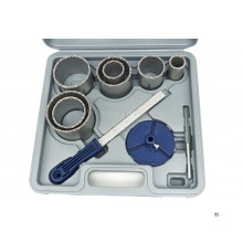 HBM 10 stykke diamant hulsavsæt til sten