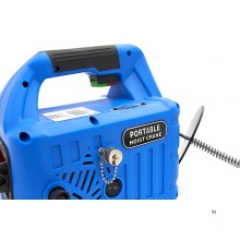 HBM 500 kg. 230-Volt-Elektrowinde, feste Steuerung, Fernbedienung und 2 Haken