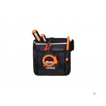 ToolPack kompakt verktygshållare, Hi-Vis-reflektionslinje, metallmåttbandshållare, bältesögla och byxklämma