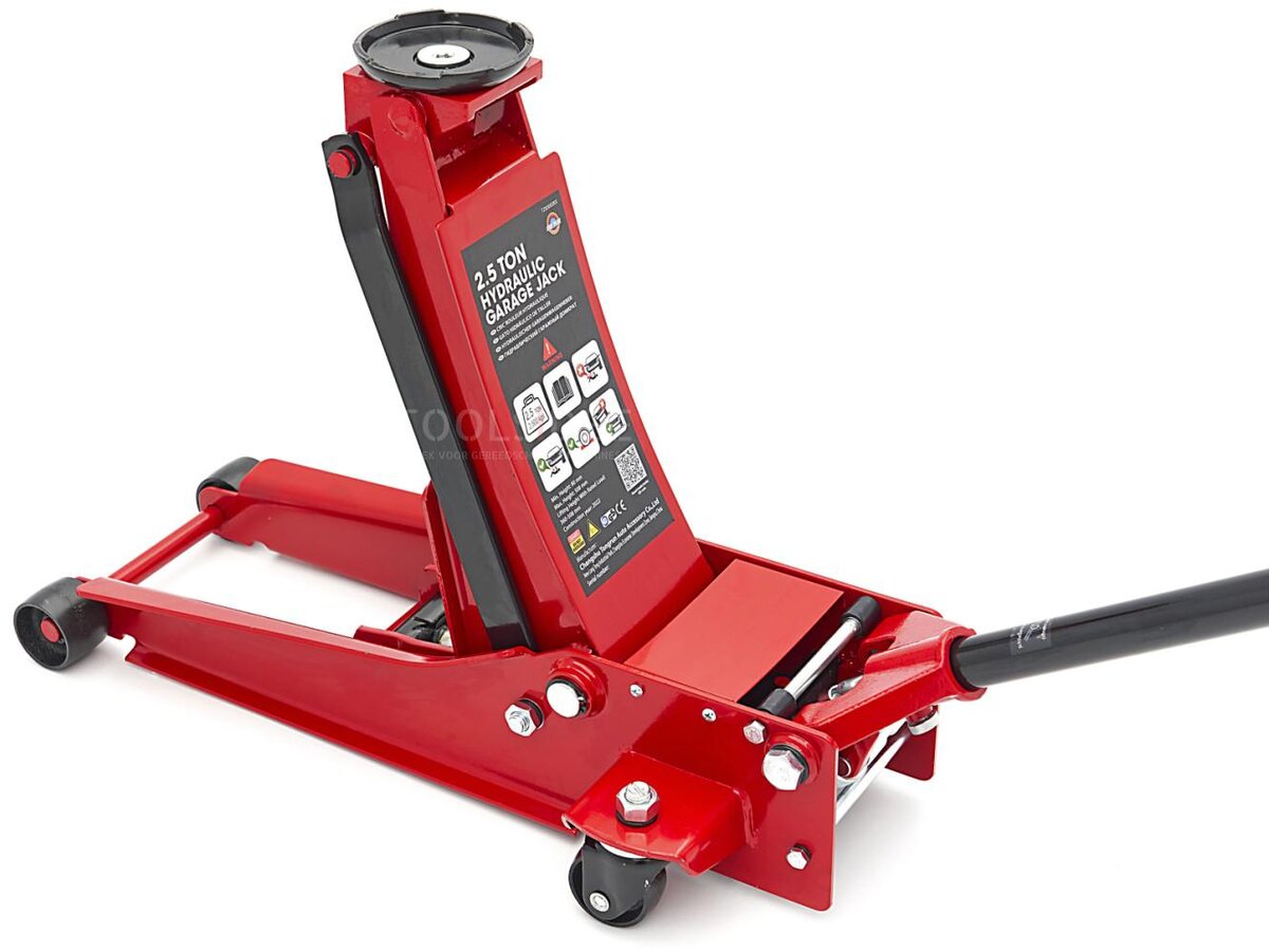 HBM 2,5 Ton Extra Low Heavy Duty Garage Jack 80 â€“ 508 mm.