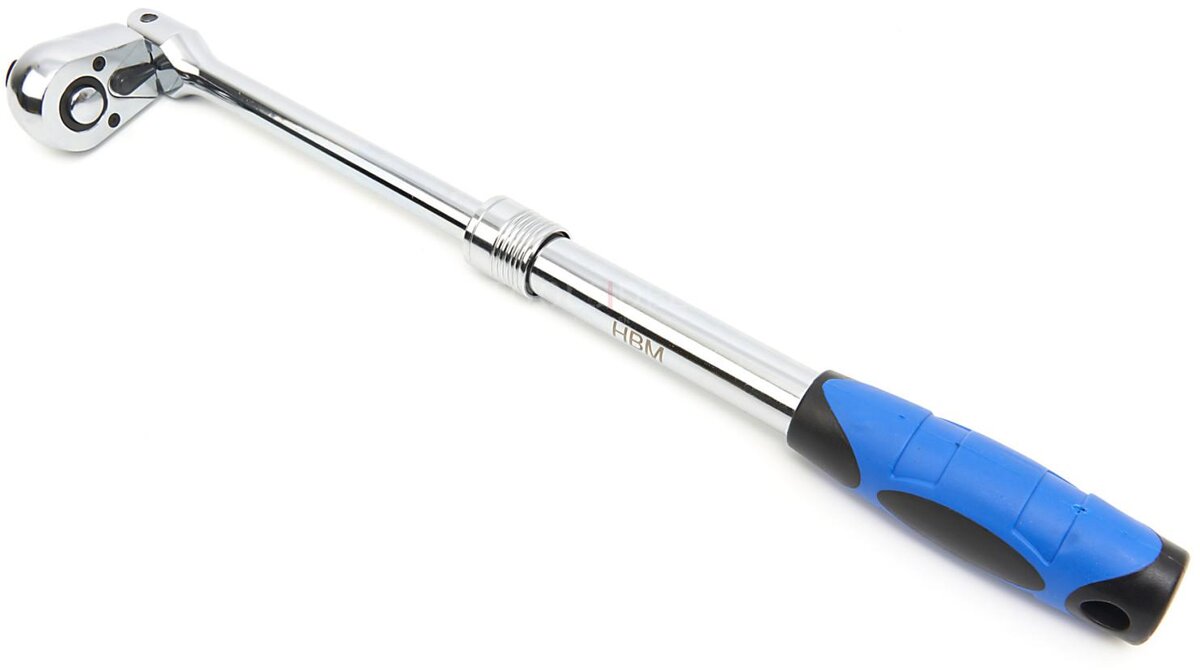 HBM 3-teiliger Profi-Ratschen-Satz mit schwenkbaren Köpfen