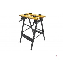HBM Heavy Duty Foldable Portable Workbench with Tiltable Worktop and 150 Kg. Capacity