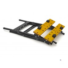 HBM Heavy Duty Foldable Portable Workbench with Tiltable Worktop and 150 Kg. Capacity