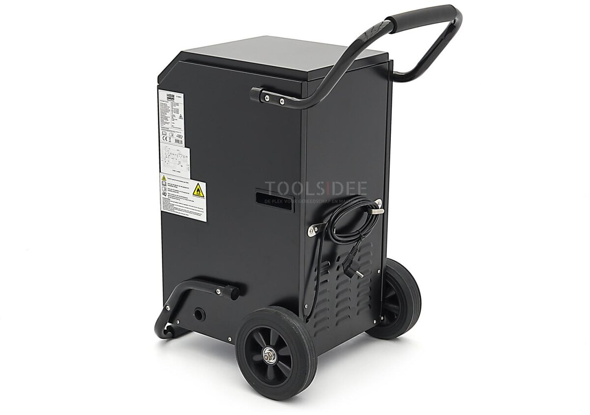 HBM 70 Professionele 860 Watt Bouwdroger, Luchtontvochtiger, Vochtvanger 70 Liter 