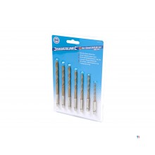 Silverline 7 pezzi bit - set trapano 3-6,5 mm.