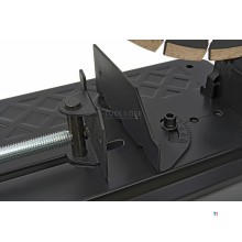  HBM 350 mm:n ammattimainen kivisahakone - 2300 W, sisältää 2 timanttisahanterää