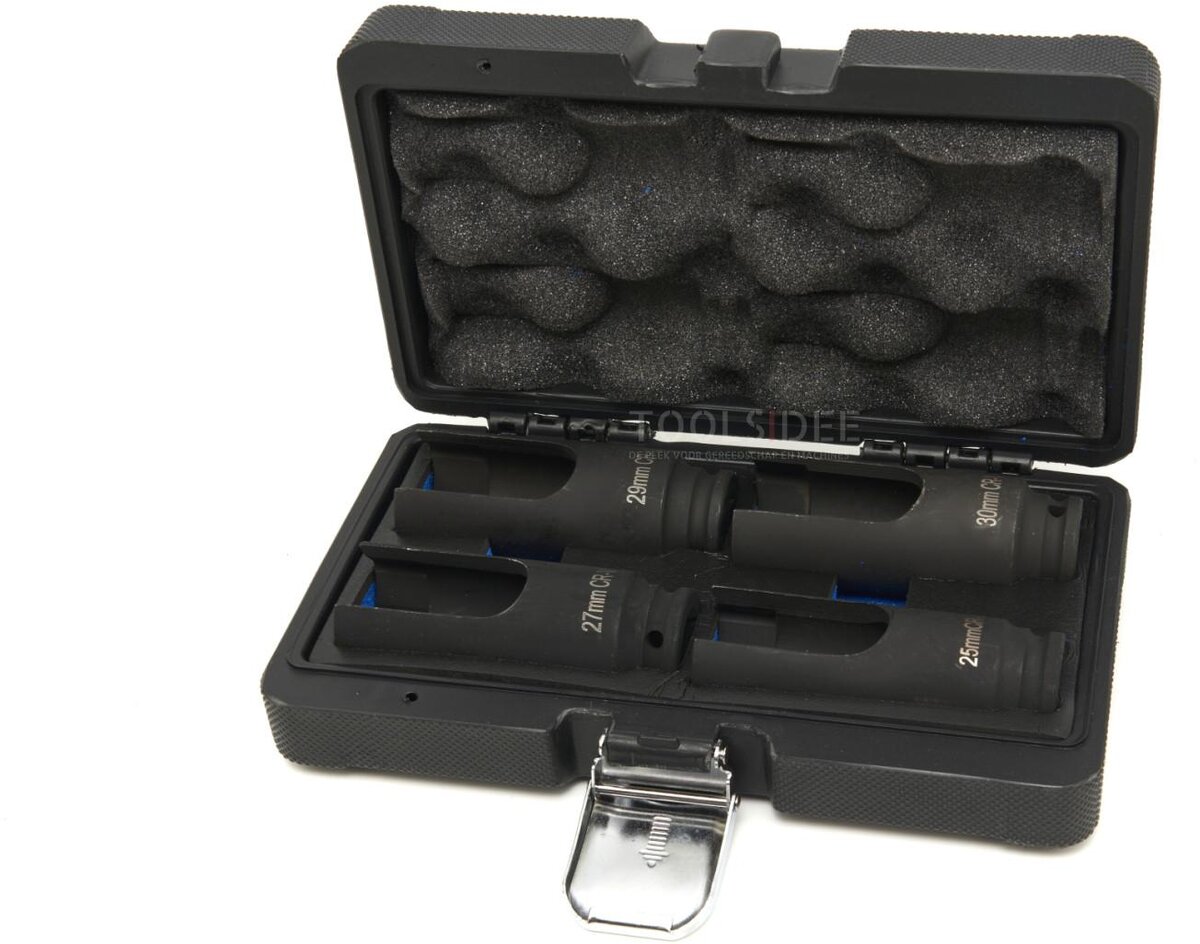 HBM 4 Piece Professional ½” Injector Socket Set, Socket Wrench Set