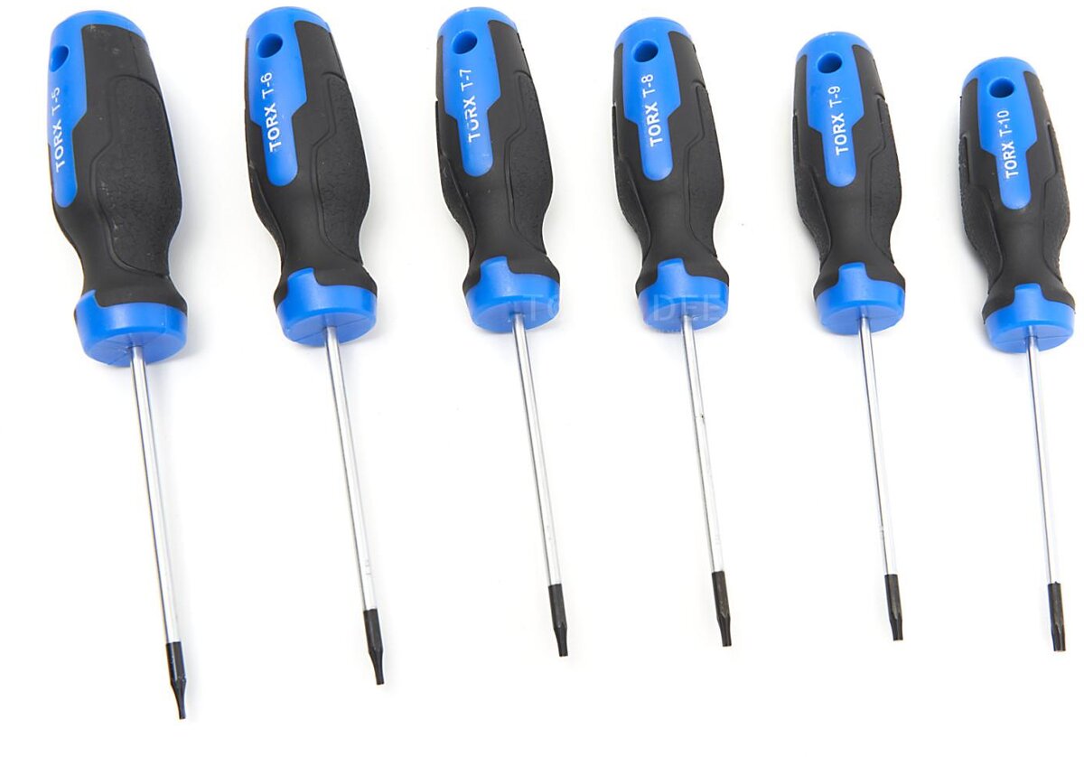 HBM 12-teiliger Profi-Torx-Schraubendreher-Satz im stabilen Aufbewahrungskoffer