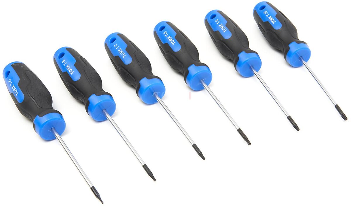 HBM 12-teiliger Profi-Torx-Schraubendreher-Satz im stabilen Aufbewahrungskoffer