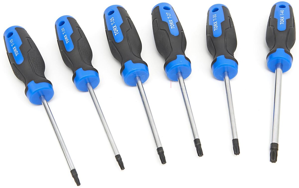 HBM 12-teiliger Profi-Torx-Schraubendreher-Satz im stabilen Aufbewahrungskoffer