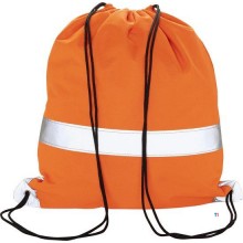 Verktøysekk ryggsekk / verktøybærerveske 53x37 - oransje med refleksstriper - sikkerhetsverktøyveske