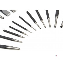 HBM 29-piece cold chisel, pen extruder and punch set HBM 29-piece cold chisel, pen extruder and punch set