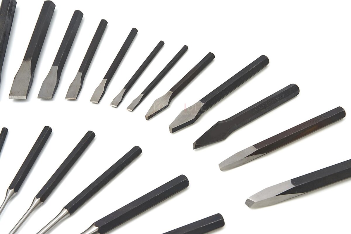 HBM 29-piece cold chisel, pen extruder and punch set HBM 29-piece cold chisel, pen extruder and punch set