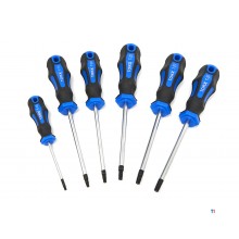 HBM 6 Piece Screwdriver Set With non-slip soft grip handles and magnetic tips
