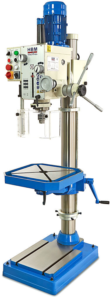 HBM 40 mm. professional gear driven drill press