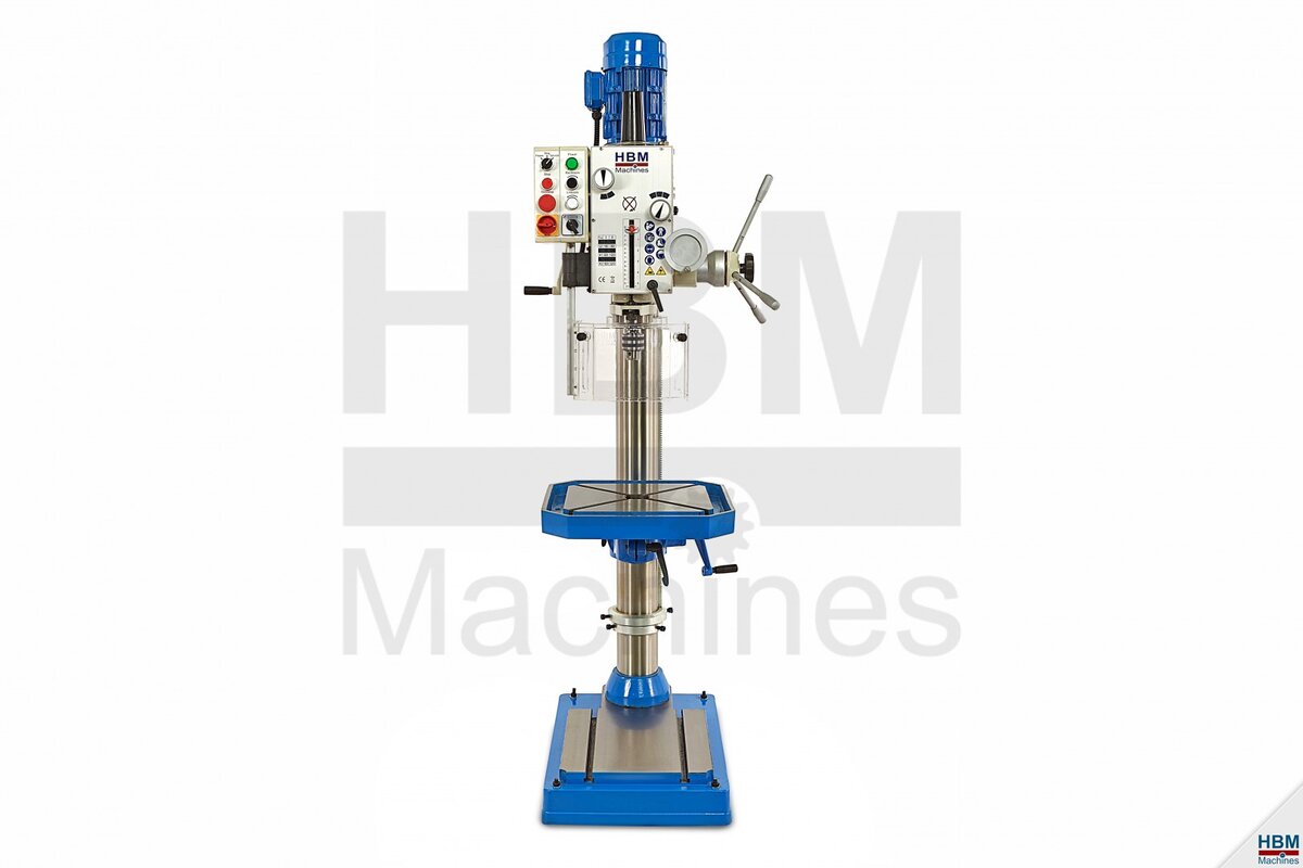 HBM 40 mm. professional gear driven drill press