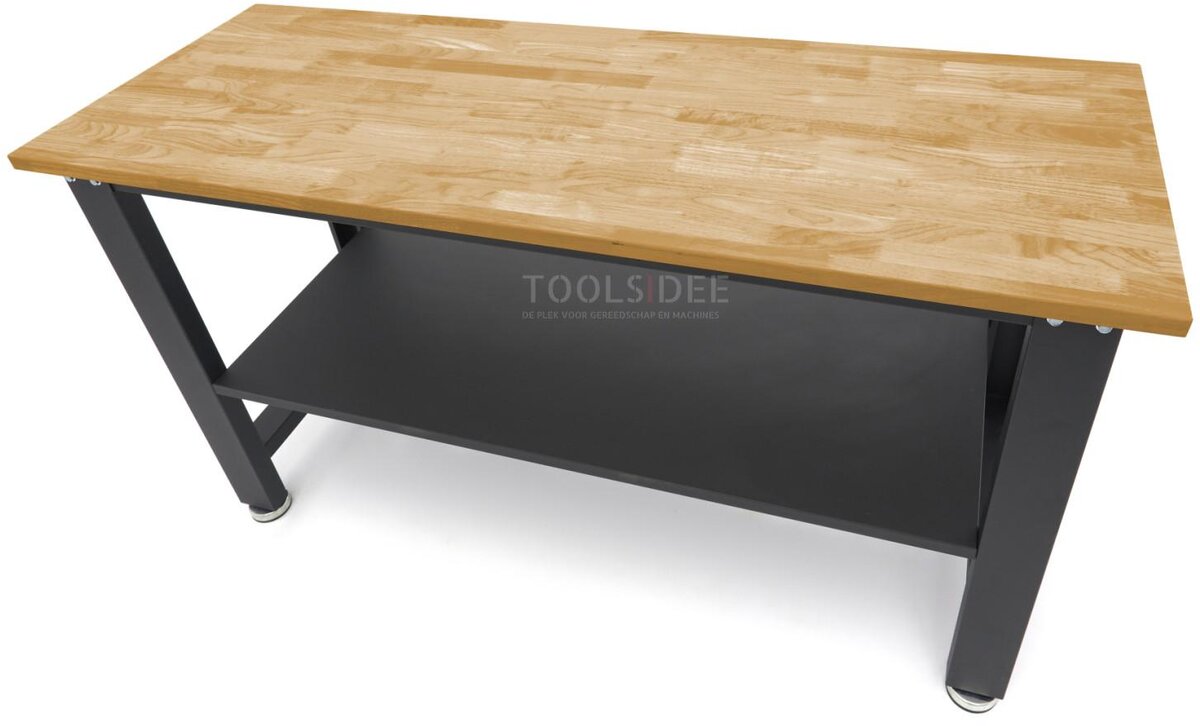 HBM 160 Cm. Profesjonell arbeidsbenk med benkeplate i heltre