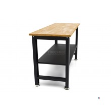 HBM 160 Cm. Profesjonell arbeidsbenk med benkeplate i heltre