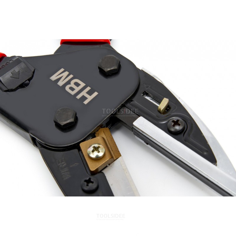 HBM Profi Universal skæretang Inkl. 5 knive