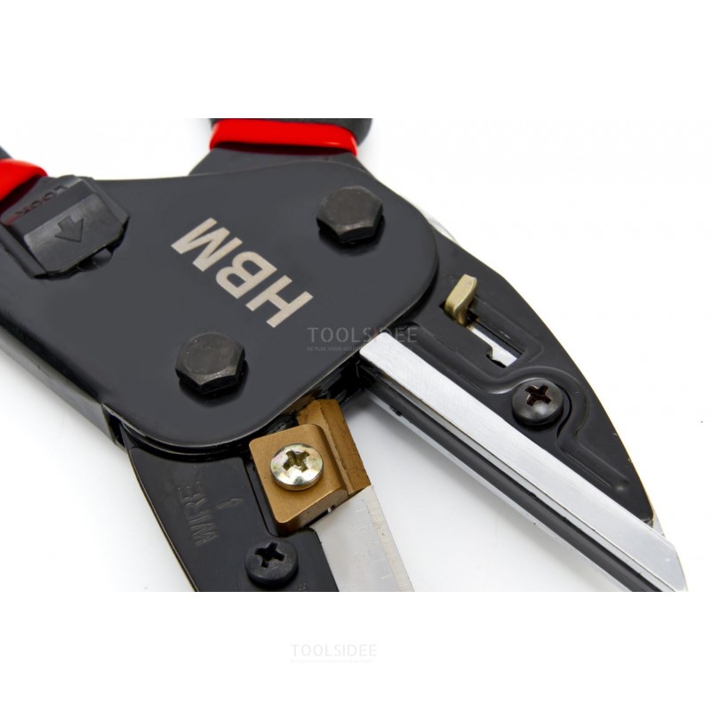 HBM Profi Universal skæretang Inkl. 5 knive