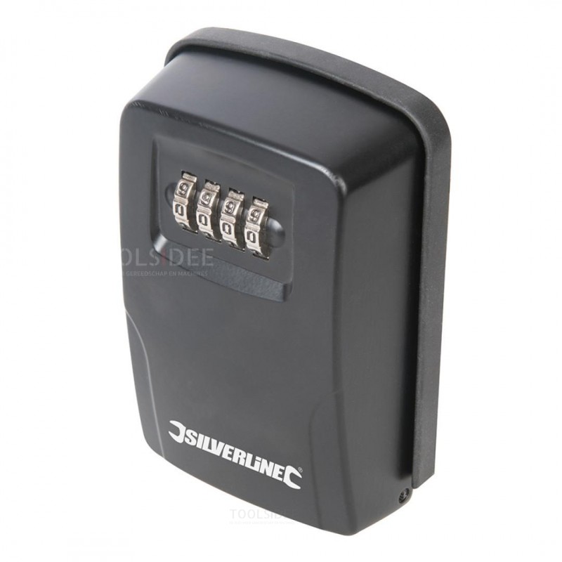 Silverline Key Safe For 2 Keys With Combination Lock Black 309218