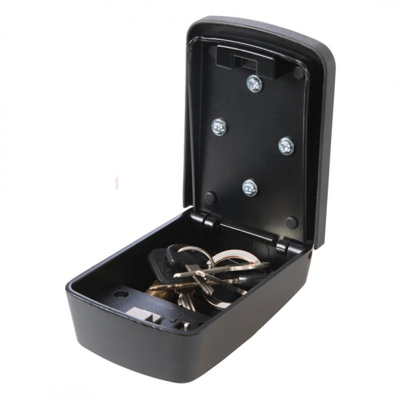 Silverline Key Safe para 2 llaves con cerradura de combinación negro 309218