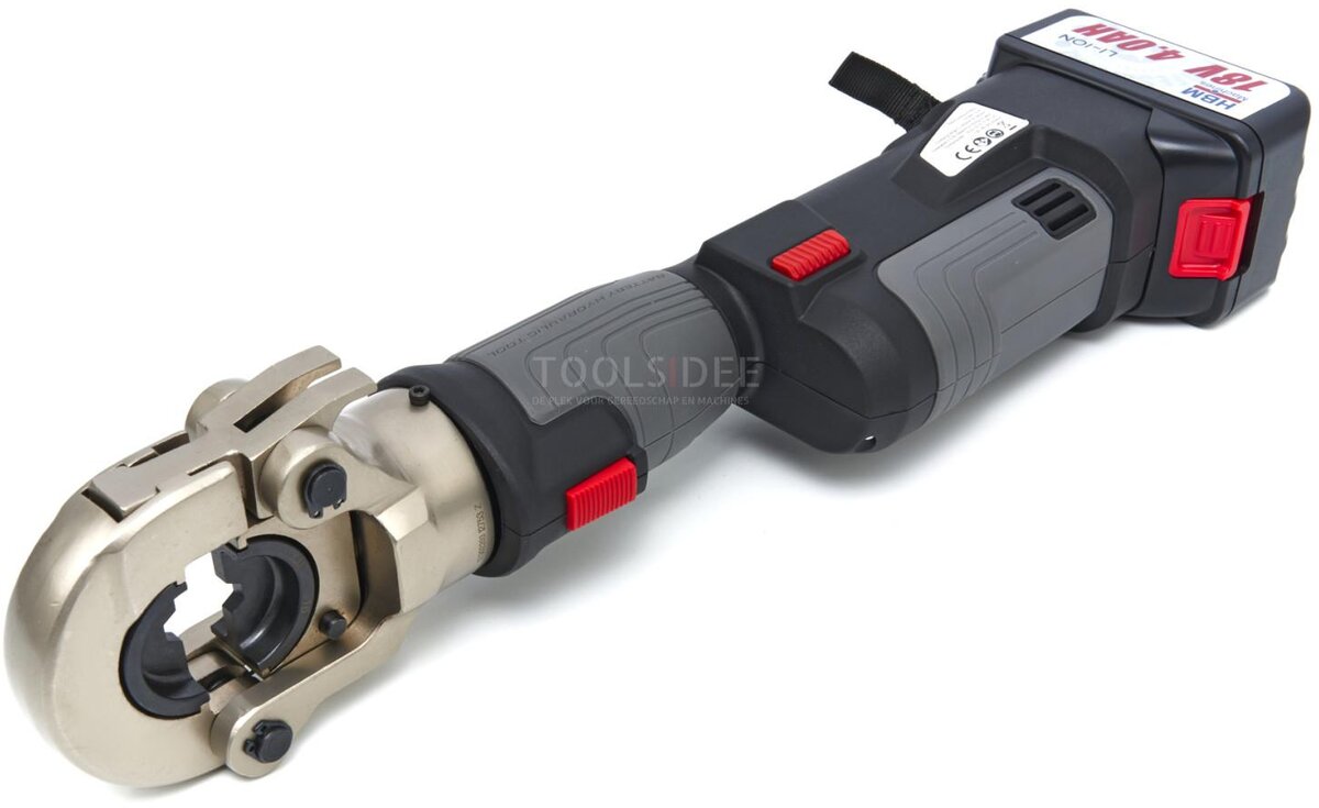 HBM Profesjonelt hydraulisk kabelpresseverktøysett 16-300 mm² - 60kN på batteri HBM Profesjonelt hydraulisk kabelpresseverktøysett 16-300 mm² - 60kN på batteri