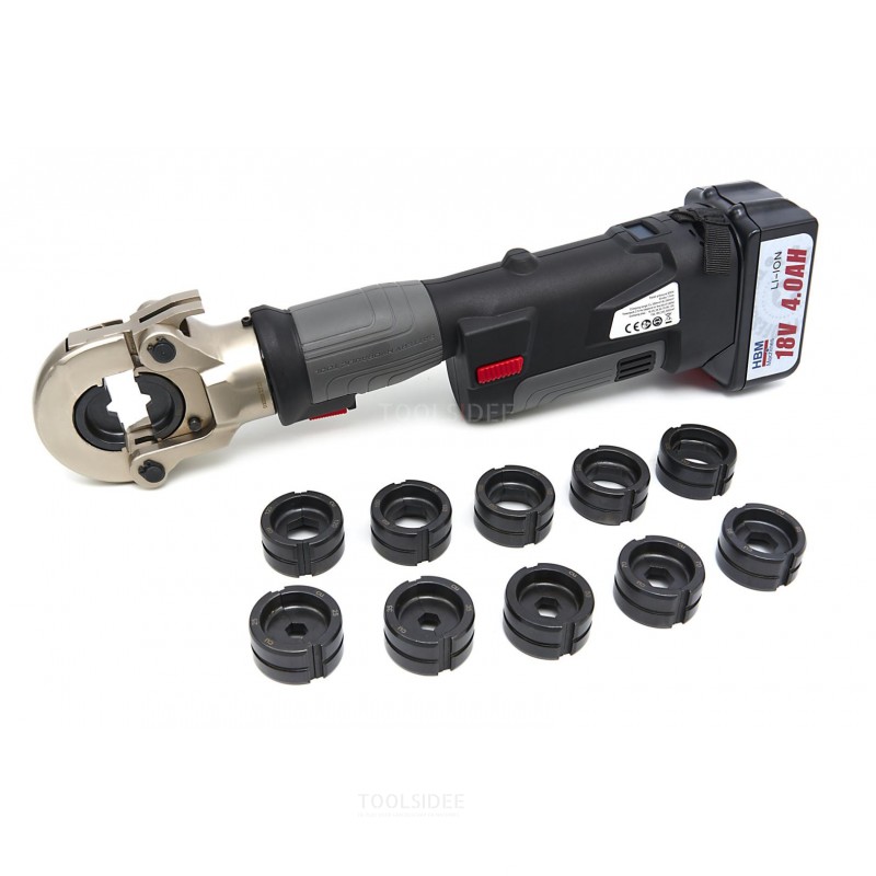 HBM Professional Hydraulic Cable Crimping Tool Set 16-300 mmÂ² - 60kN On Battery